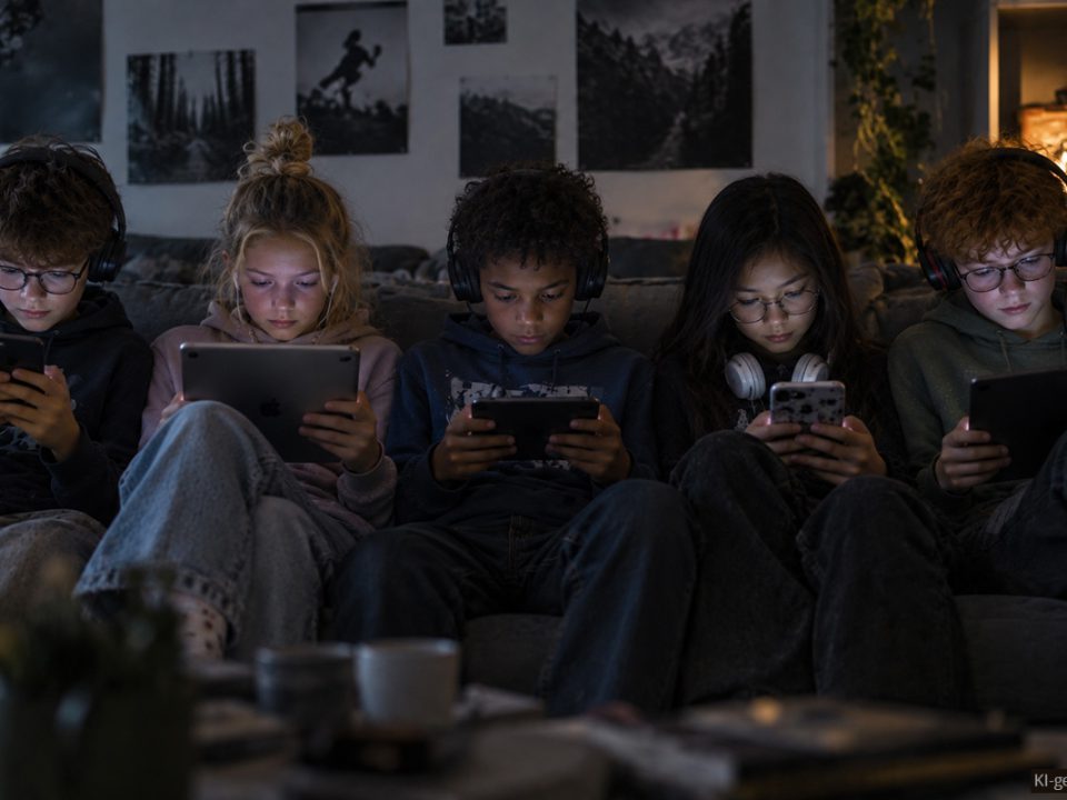 Kinder surfen im Internet